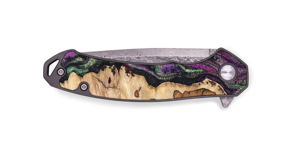 EDC Wood Pocket Knife - Nikole (Green, 820137)