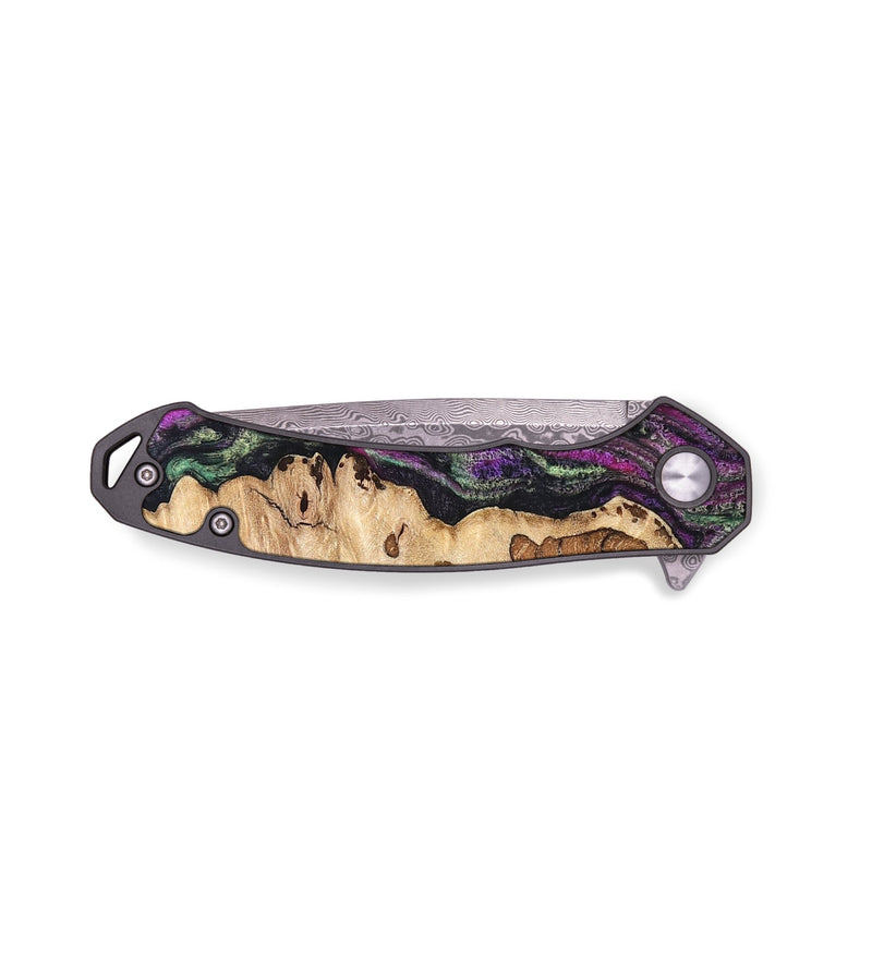 EDC Wood Pocket Knife - Nikole (Green, 820137)