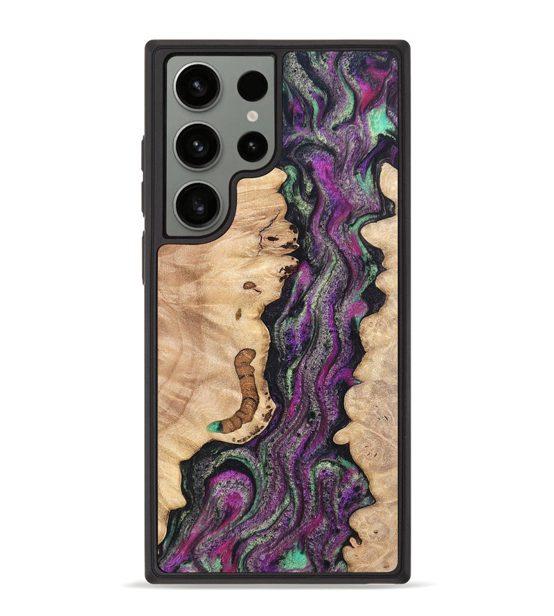 Galaxy S23 Ultra Wood Phone Case - Nikole (Green, 820137)