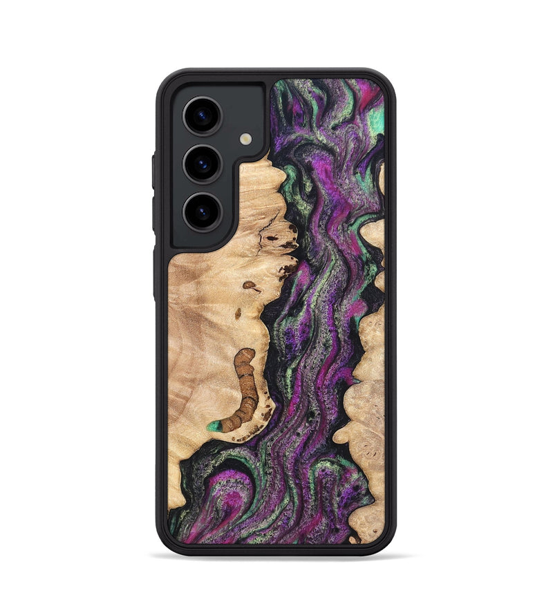 Galaxy S24 Wood Phone Case - Nikole (Green, 820137)