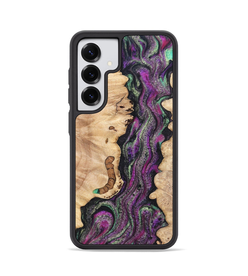 Galaxy S25 Wood Phone Case - Nikole (Green, 820137)