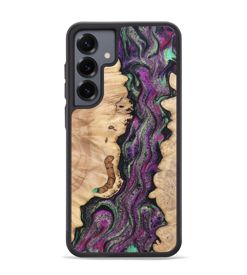 Galaxy S25 Plus Wood Phone Case - Nikole (Green, 820137)