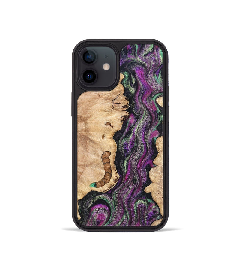 iPhone 12 mini Wood Phone Case - Nikole (Green, 820137)