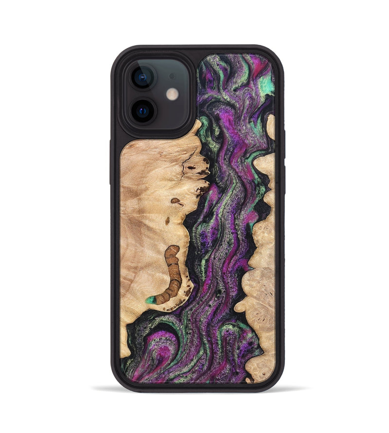 iPhone 12 Wood Phone Case - Nikole (Green, 820137)