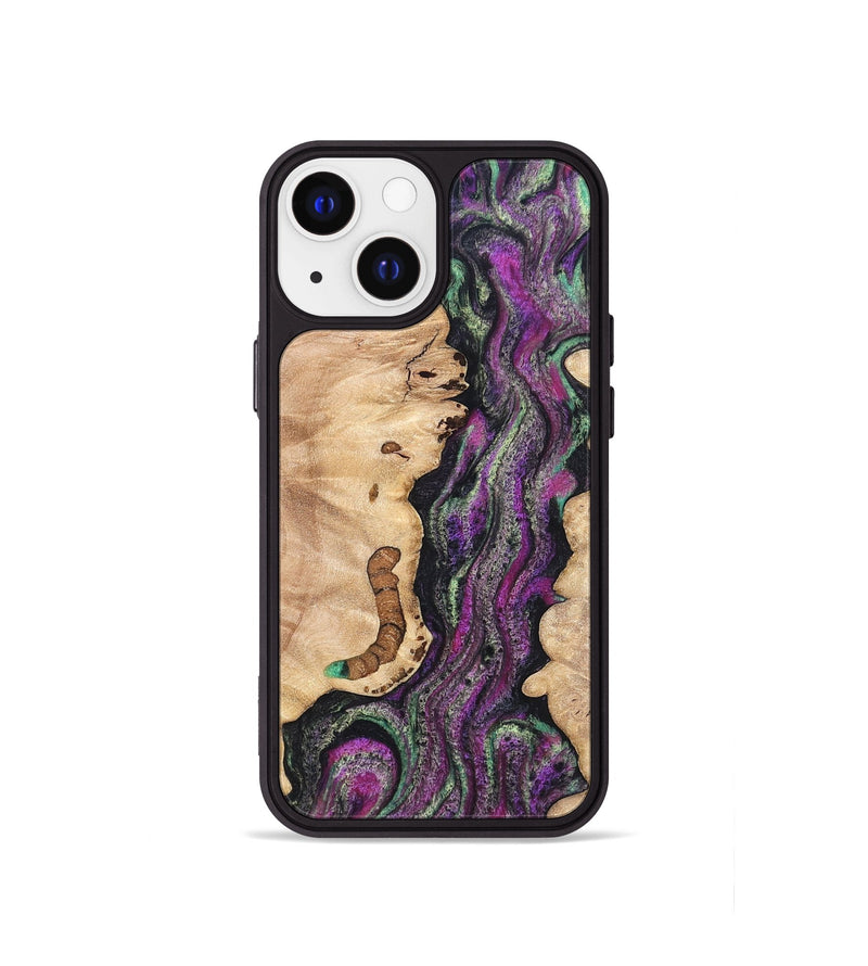 iPhone 13 mini Wood Phone Case - Nikole (Green, 820137)