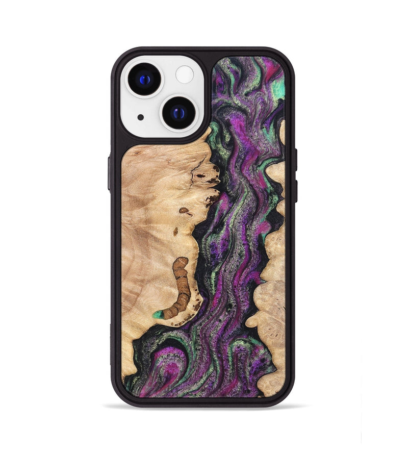 iPhone 13 Wood Phone Case - Nikole (Green, 820137)