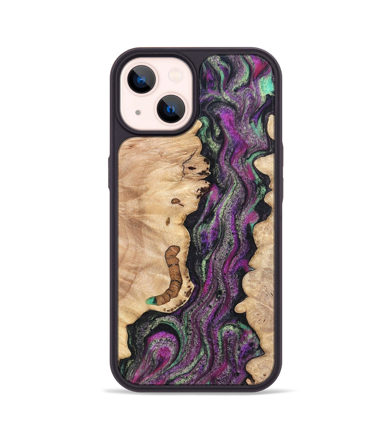 iPhone 14 Wood Phone Case - Nikole (Green, 820137)