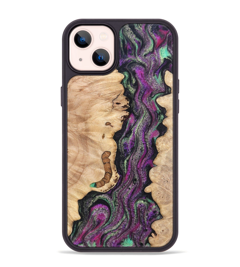 iPhone 14 Plus Wood Phone Case - Nikole (Green, 820137)