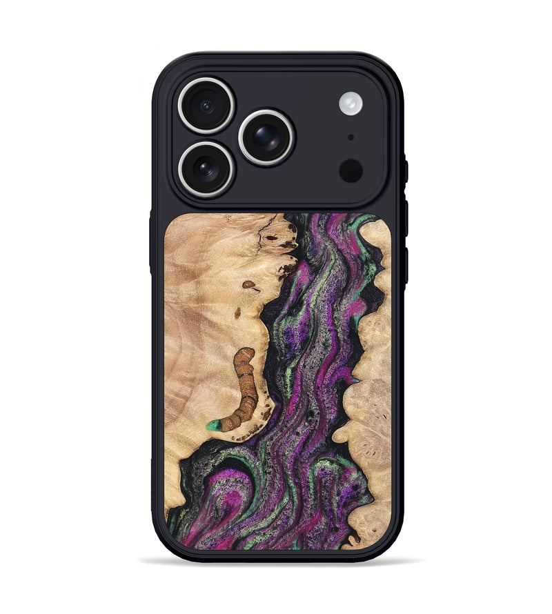 iPhone 17 Pro Wood Phone Case - Nikole (Green, 820137)
