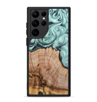 Galaxy S22 Ultra Wood Phone Case - Ken (Green, 820139)