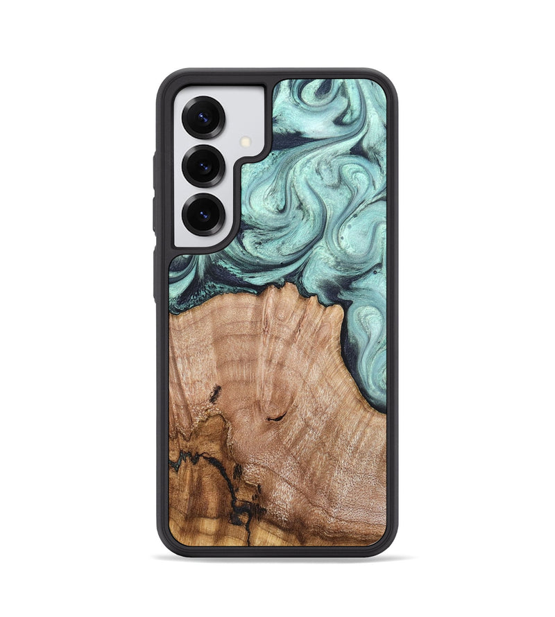 Galaxy S25 Wood Phone Case - Ken (Green, 820139)