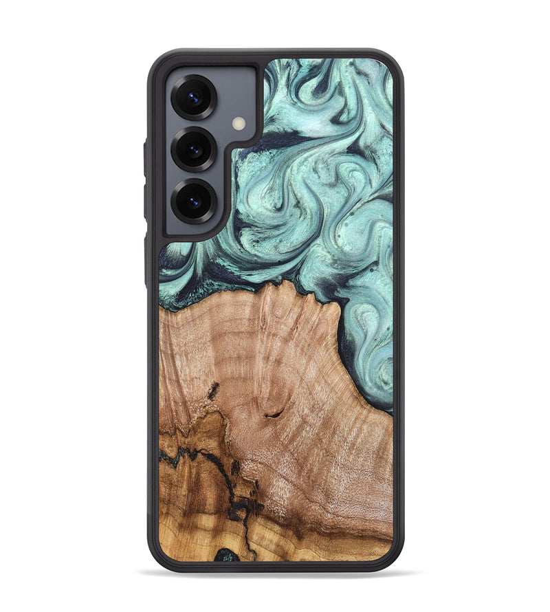 Galaxy S25 Plus Wood Phone Case - Ken (Green, 820139)