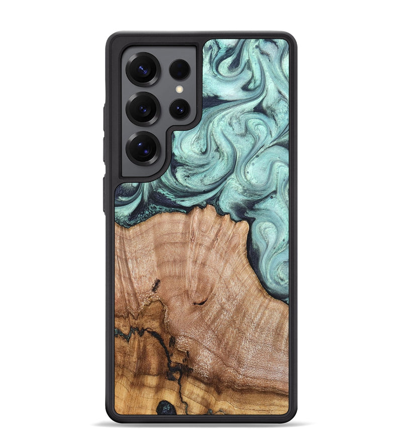 Galaxy S25 Ultra Wood Phone Case - Ken (Green, 820139)