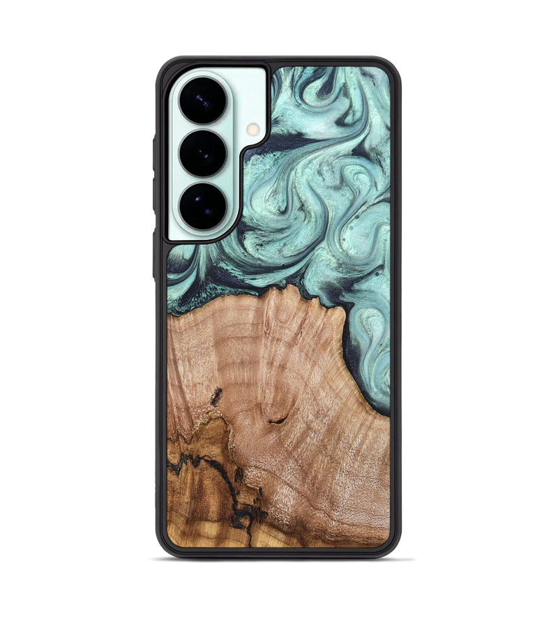 Galaxy S26 Plus Wood Phone Case - Ken (Green, 820139)