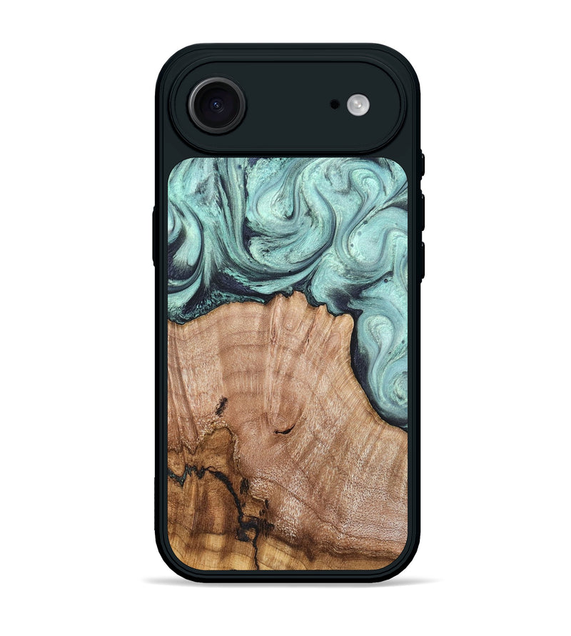 iPhone 17 Air Wood Phone Case - Ken (Green, 820139)