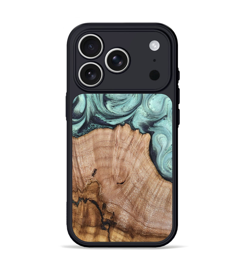 iPhone 17 Pro Wood Phone Case - Ken (Green, 820139)
