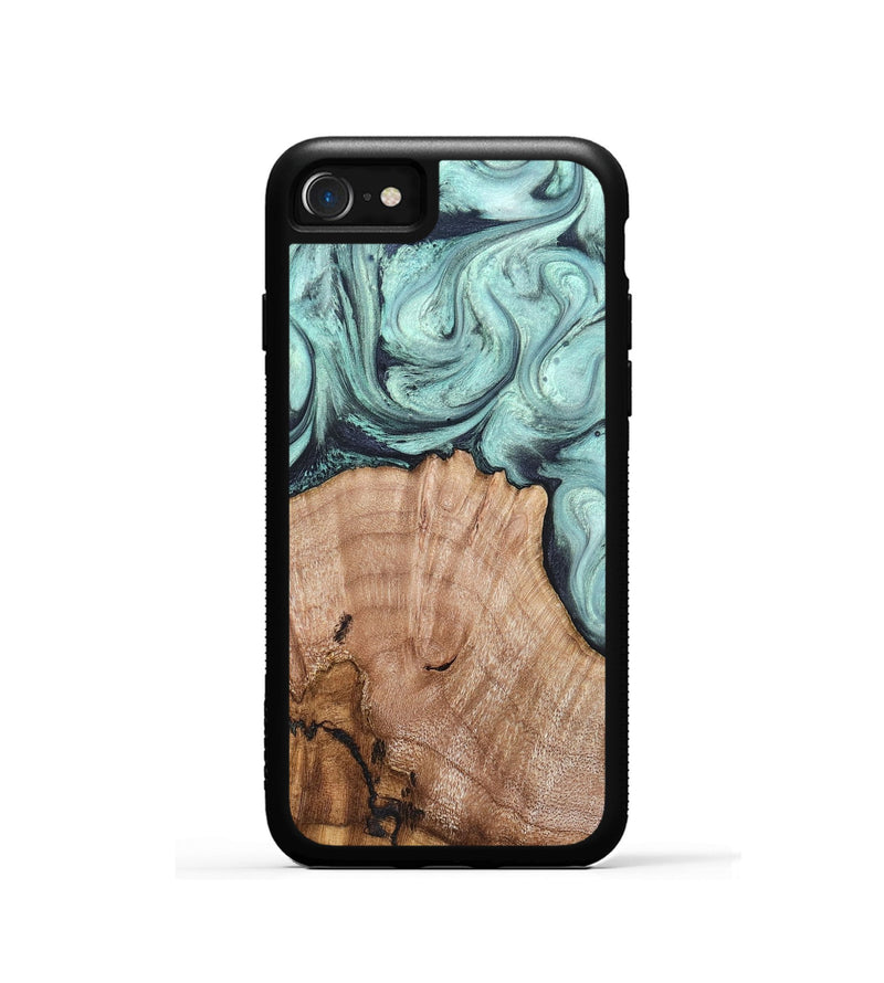 iPhone SE Wood Phone Case - Ken (Green, 820139)