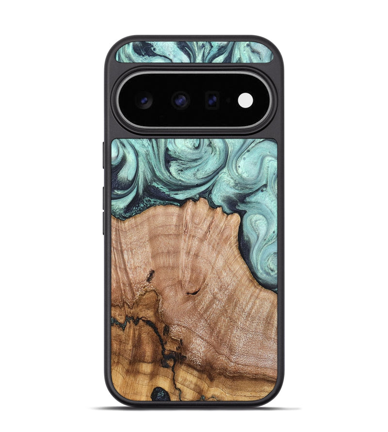 Pixel 11 Pro Wood Phone Case - Ken (Green, 820139)