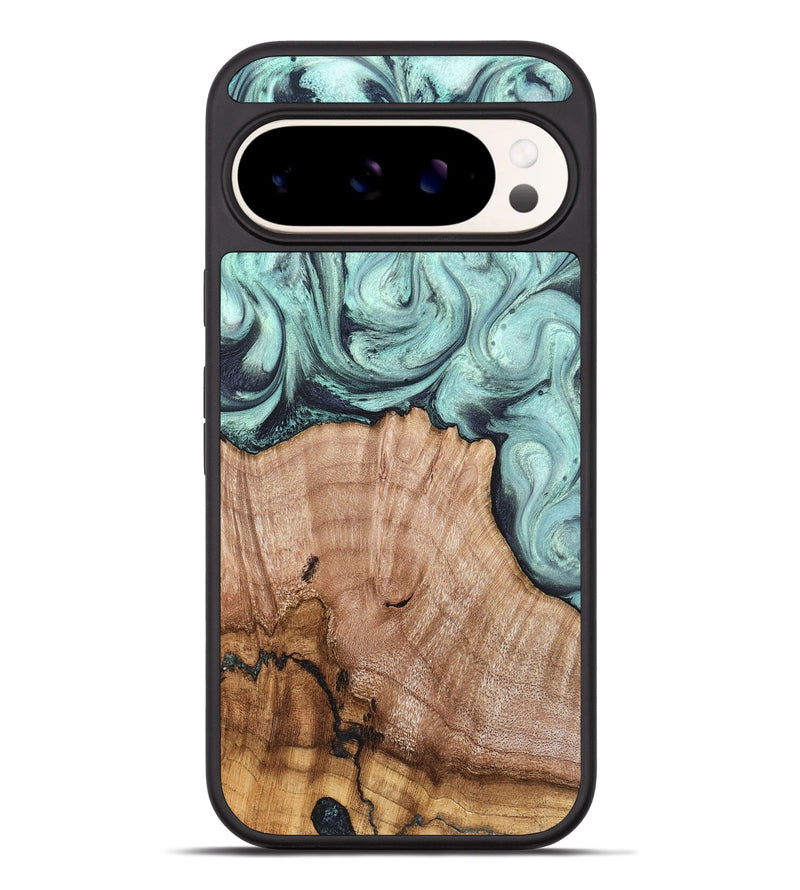 Pixel 9 Pro XL Wood Phone Case - Ken (Green, 820139)