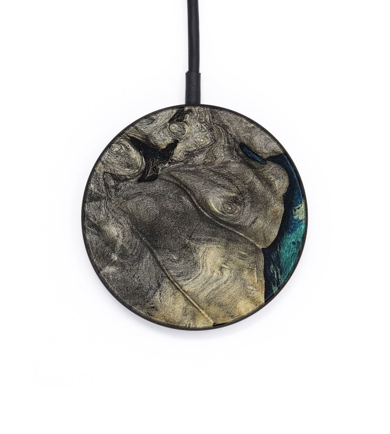 Circle Wood Wireless Charger - Breonna (Green, 820140)