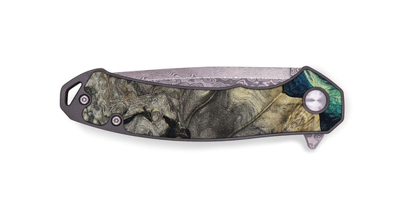 EDC Wood Pocket Knife - Breonna (Green, 820140)