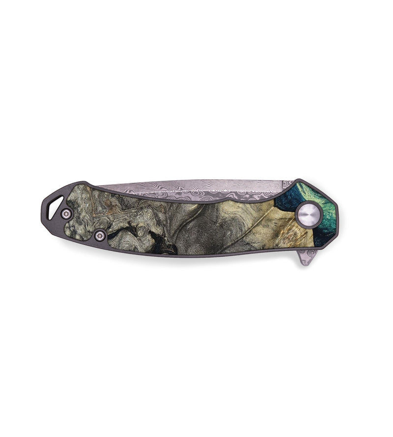 EDC Wood Pocket Knife - Breonna (Green, 820140)