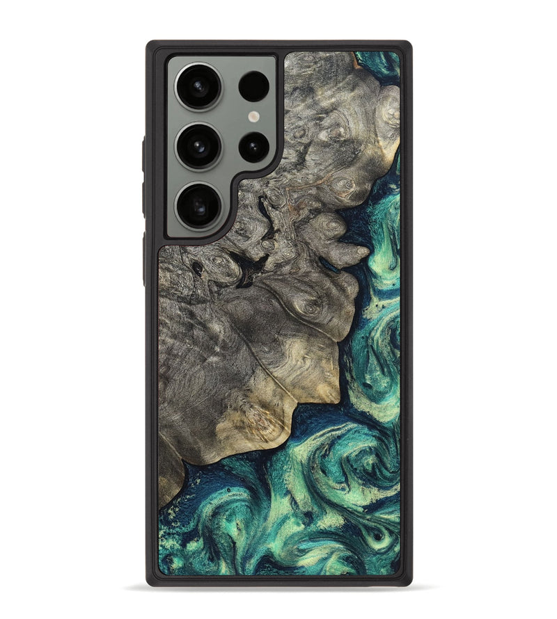 Galaxy S23 Ultra Wood Phone Case - Breonna (Green, 820140)