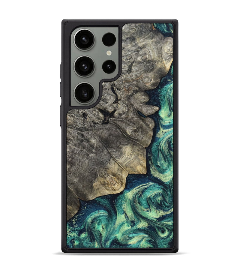 Galaxy S24 Ultra Wood Phone Case - Breonna (Green, 820140)