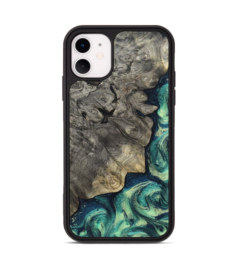 iPhone 11 Wood Phone Case - Breonna (Green, 820140)