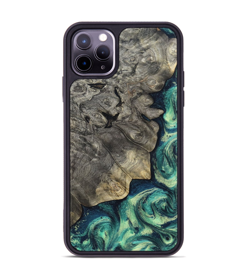 iPhone 11 Pro Max Wood Phone Case - Breonna (Green, 820140)