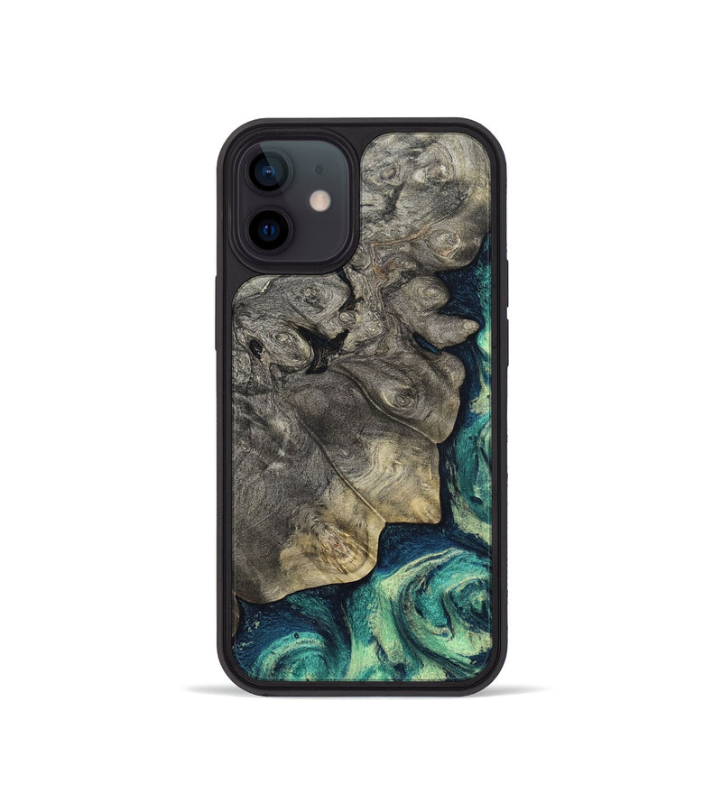 iPhone 12 mini Wood Phone Case - Breonna (Green, 820140)