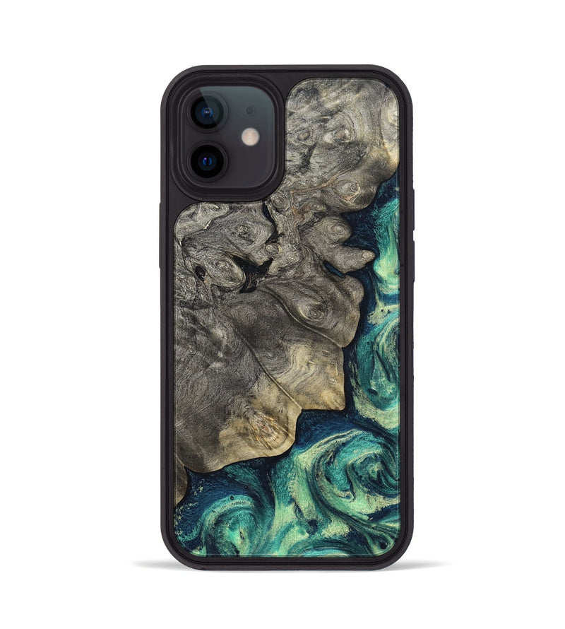iPhone 12 Wood Phone Case - Breonna (Green, 820140)