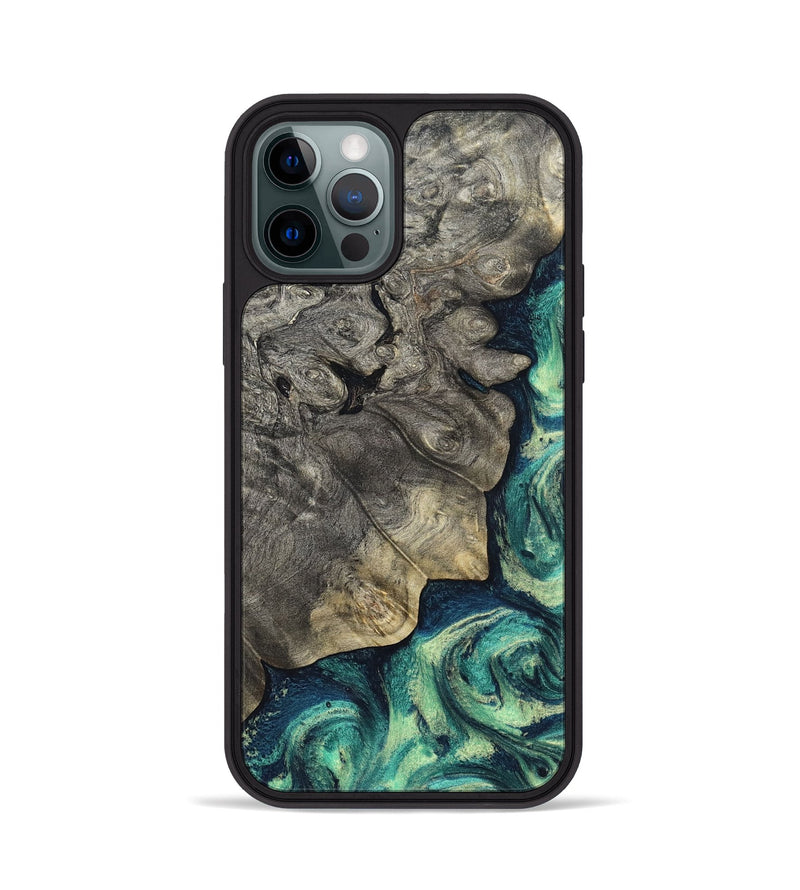iPhone 12 Pro Wood Phone Case - Breonna (Green, 820140)