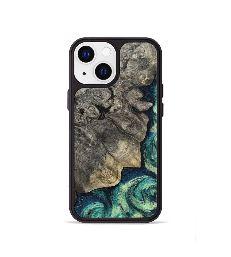iPhone 13 mini Wood Phone Case - Breonna (Green, 820140)