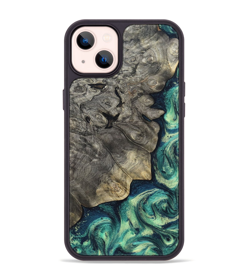 iPhone 14 Plus Wood Phone Case - Breonna (Green, 820140)