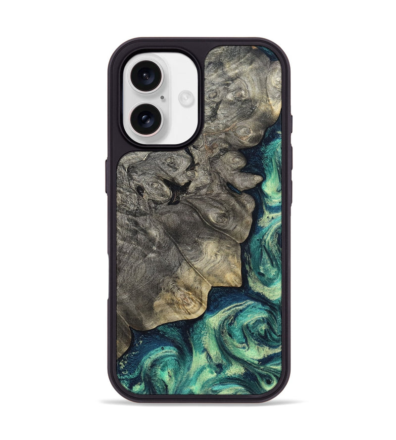 iPhone 17 Wood Phone Case - Breonna (Green, 820140)