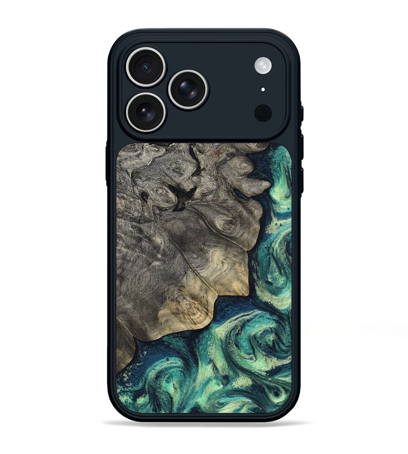 iPhone 17 Pro Max Wood Phone Case - Breonna (Green, 820140)