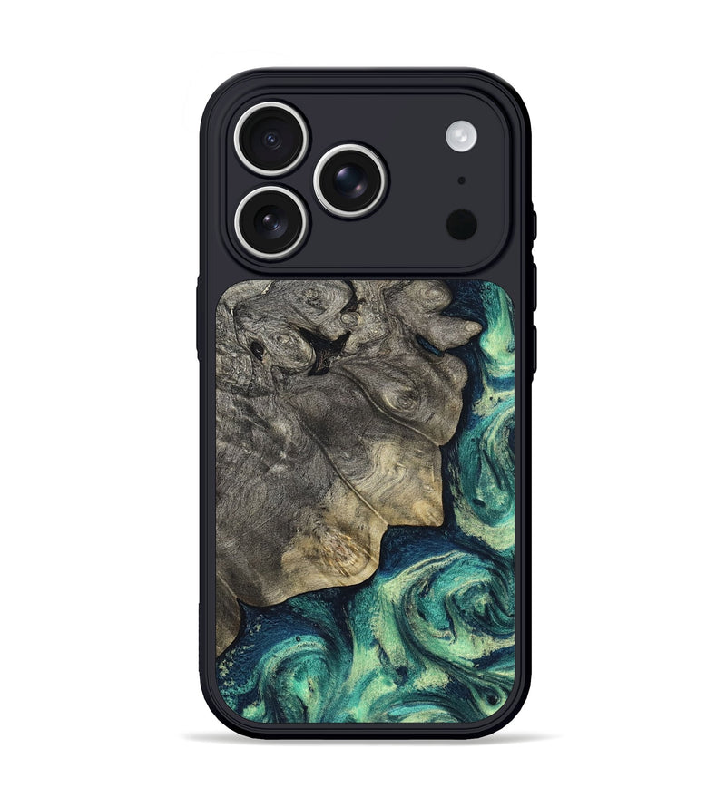 iPhone 17 Pro Wood Phone Case - Breonna (Green, 820140)