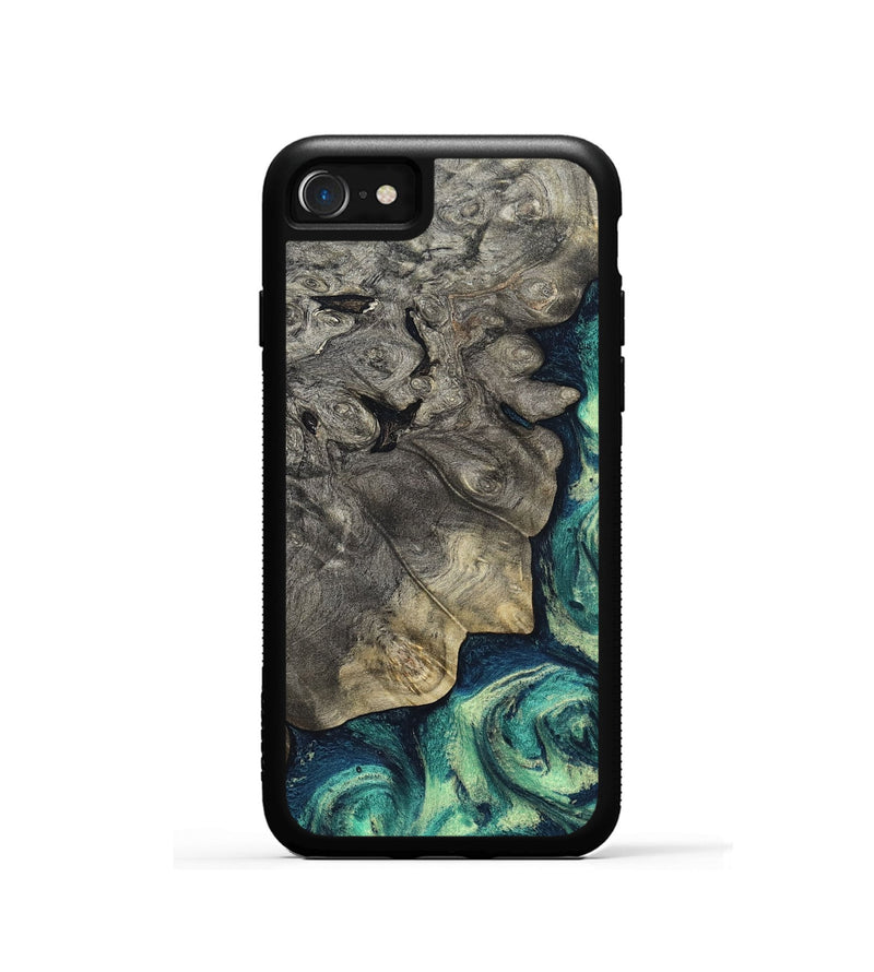 iPhone SE Wood Phone Case - Breonna (Green, 820140)
