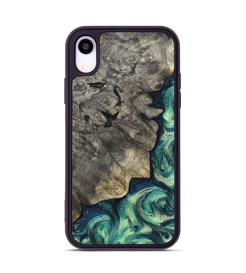 iPhone Xr Wood Phone Case - Breonna (Green, 820140)