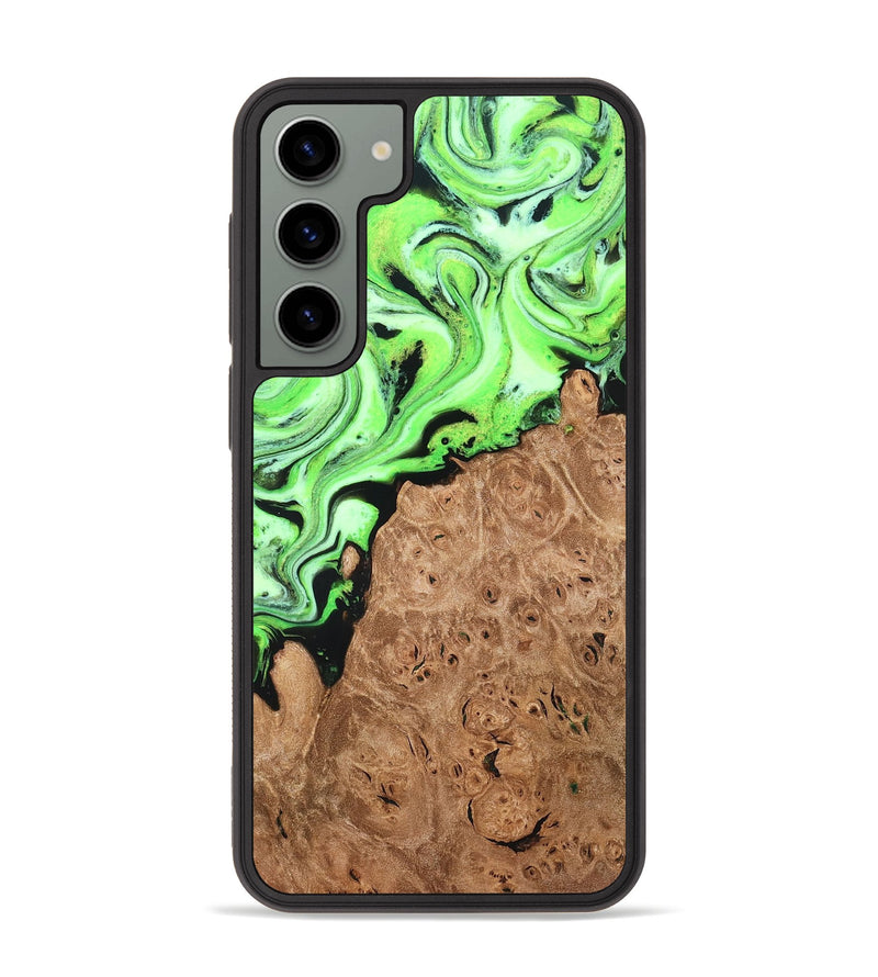 Galaxy S23 Plus Wood Phone Case - Felton (Green, 820141)