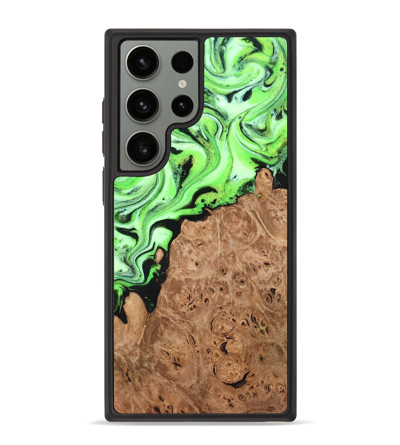 Galaxy S23 Ultra Wood Phone Case - Felton (Green, 820141)