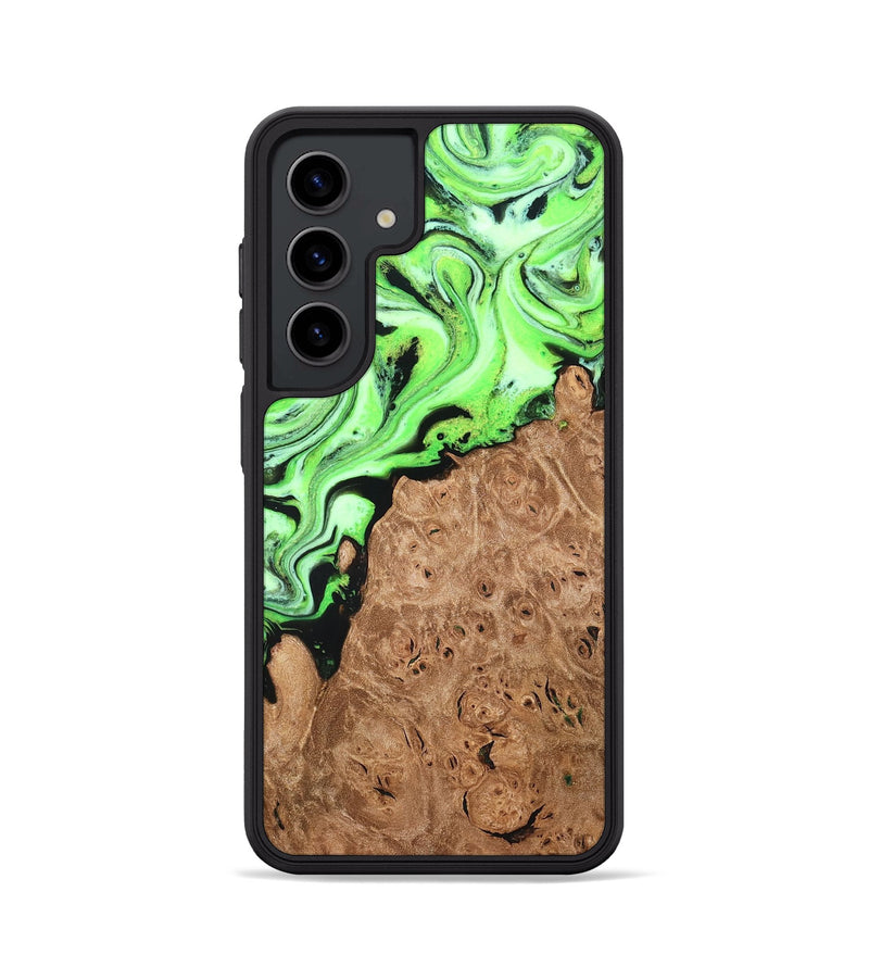 Galaxy S24 Wood Phone Case - Felton (Green, 820141)