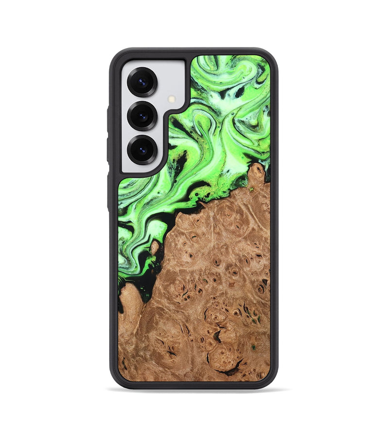 Galaxy S25 Wood Phone Case - Felton (Green, 820141)