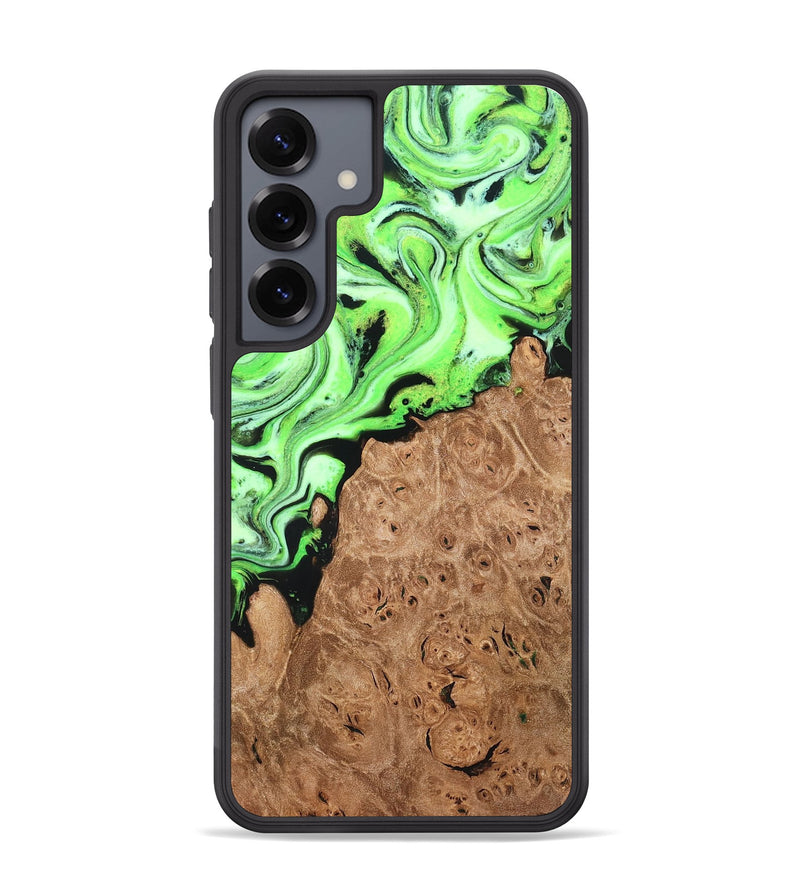 Galaxy S25 Plus Wood Phone Case - Felton (Green, 820141)
