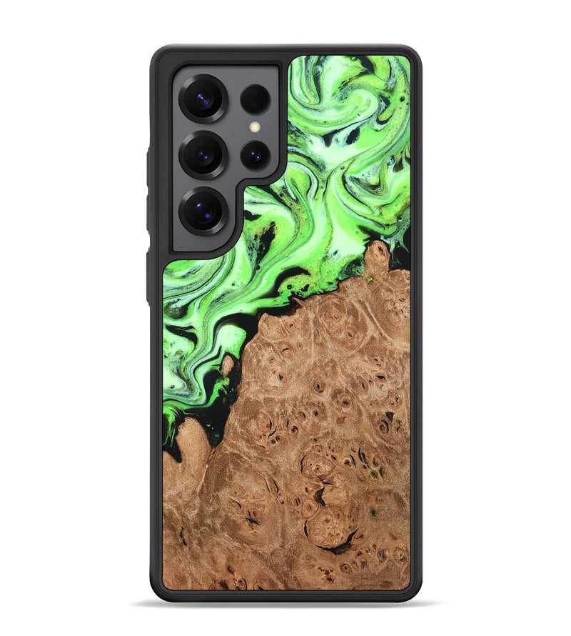 Galaxy S25 Ultra Wood Phone Case - Felton (Green, 820141)