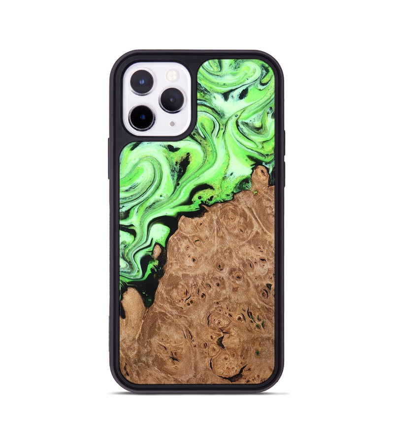 iPhone 11 Pro Wood Phone Case - Felton (Green, 820141)