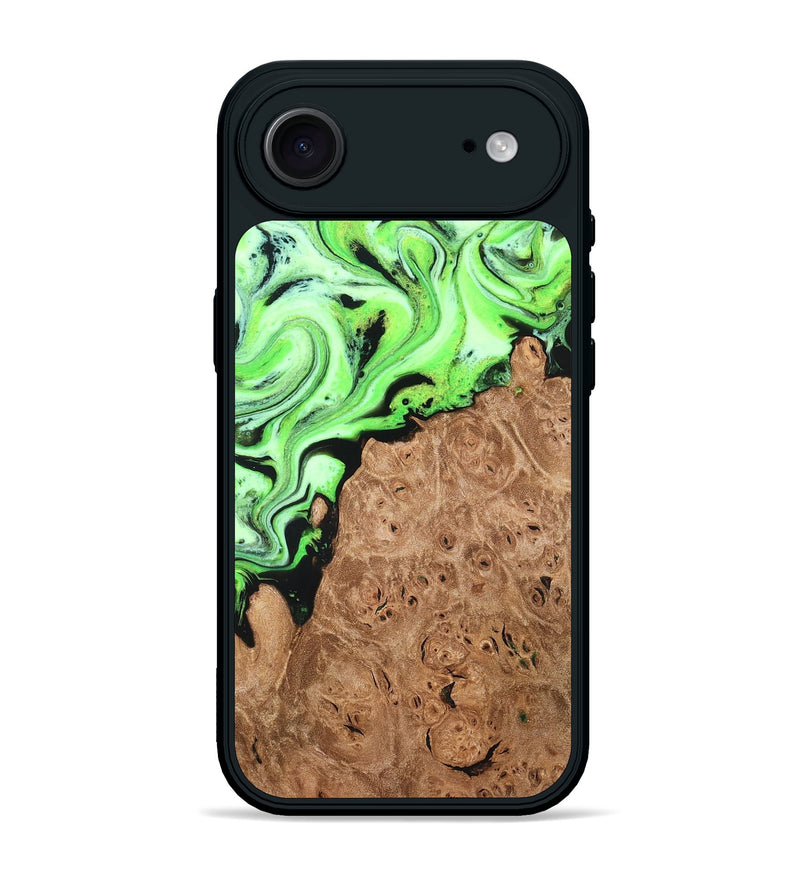 iPhone 17 Air Wood Phone Case - Felton (Green, 820141)