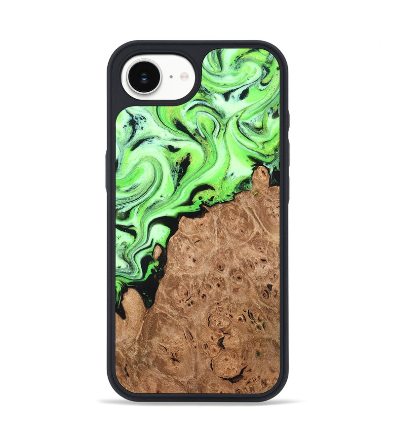 iPhone 17e Wood Phone Case - Felton (Green, 820141)