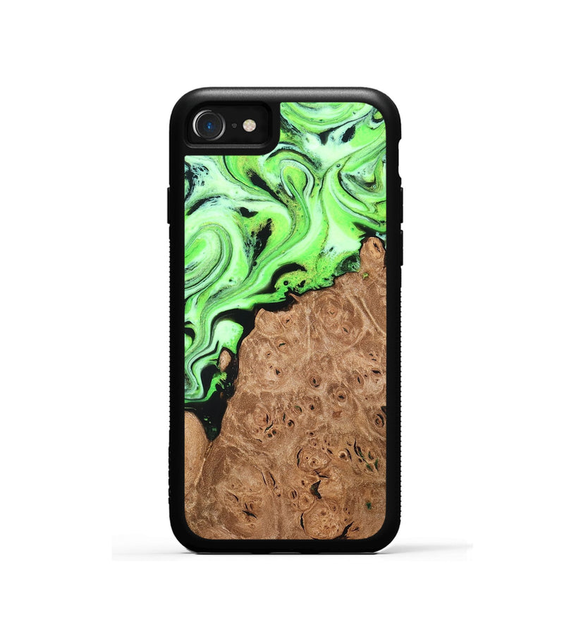 iPhone SE Wood Phone Case - Felton (Green, 820141)
